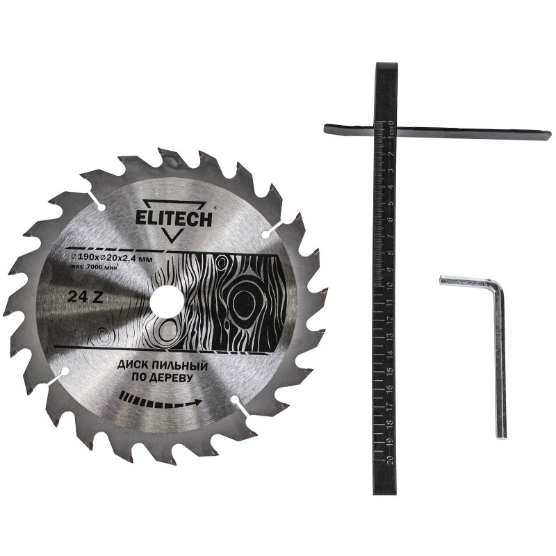 Дисковая пила Elitech ПД 190 (E2206.011.00)