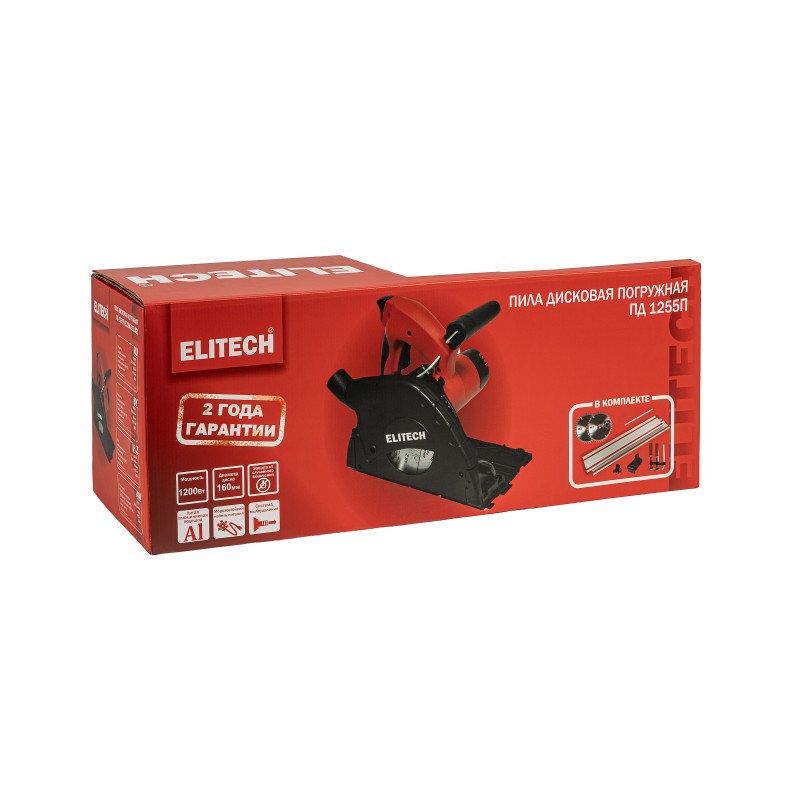 Погружная дисковая пила Elitech ПД 1255П (E2206.033.02)