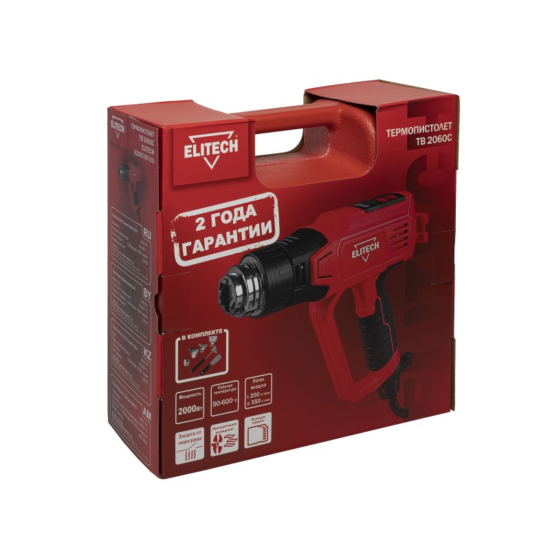 Термопистолет Elitech ТВ 2060С (E2207.007.01)