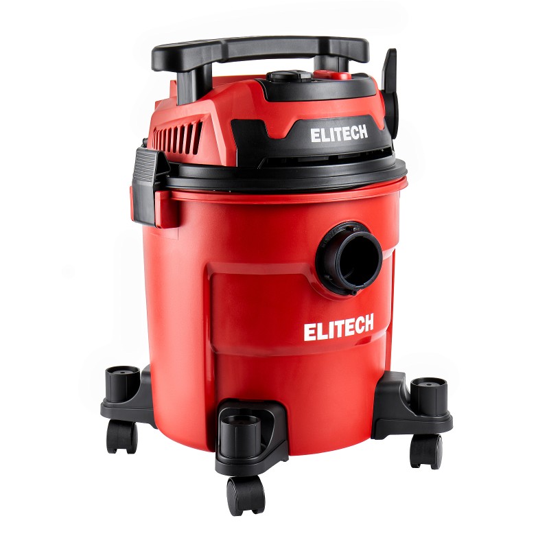 Пылесос строительный ELITECH ПС 12-20А (1200 Вт, 180 мбар, 20 л)
