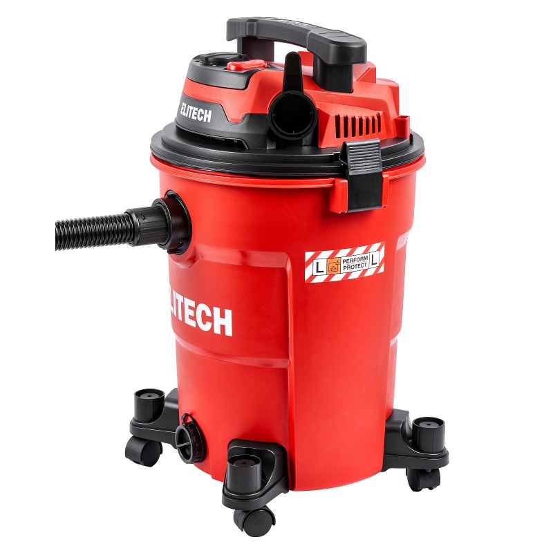 Пылесос строительный ELITECH ПС 12-35А (1200 Вт, 180 мбар , 35 л)