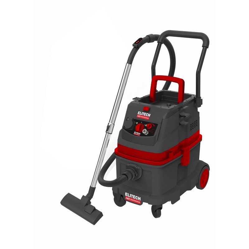 Пылесос строительный ELITECH HD VC 1435IVA (1600 Вт, 240 мбар , 40 л)