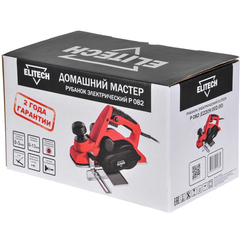 Рубанок Elitech Р 082 (E2209.002.00)