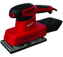Шлифмашина вибрационная ELITECH МШВ 0319Э (250 Вт, 90х182 мм)
