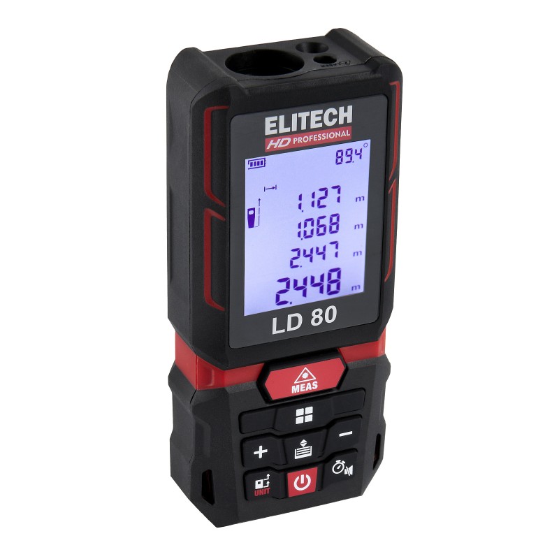 Лазерный дальномер ELITECH LD 80
