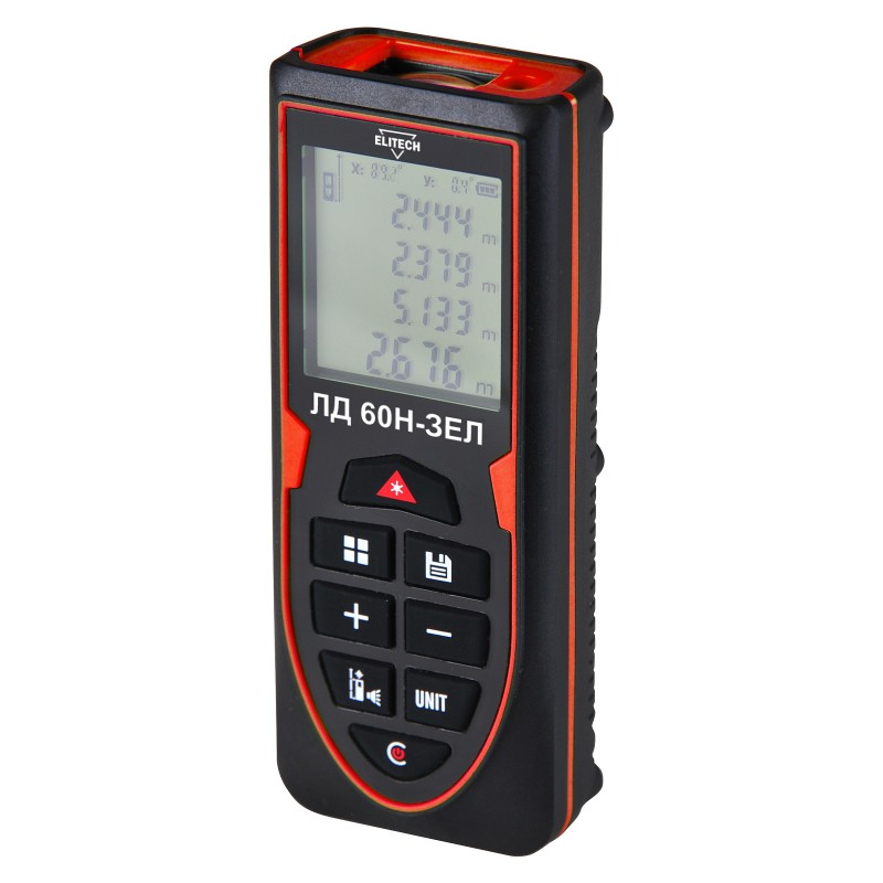 Лазерный дальномер Elitech ЛД 60Н-ЗЕЛ