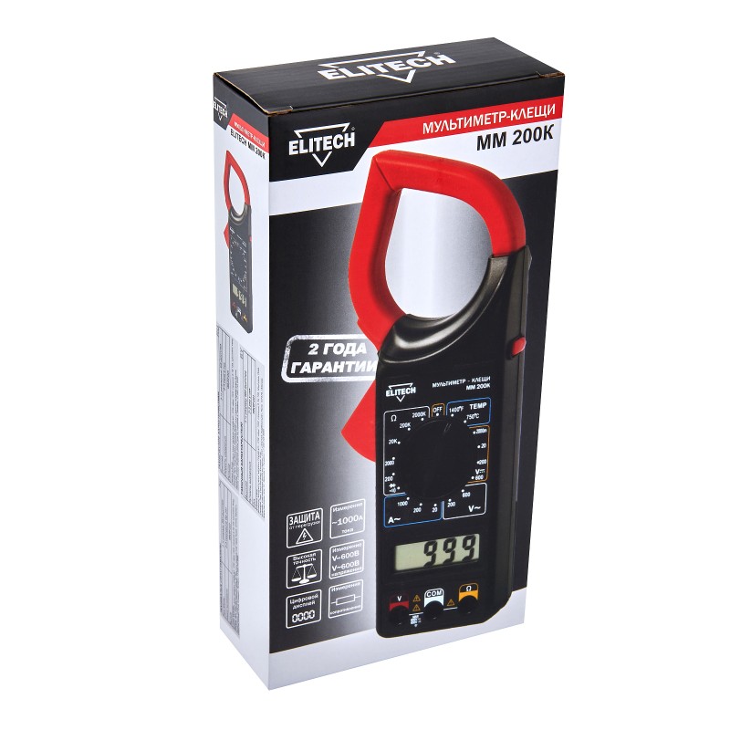 Мультиметр Elitech ММ 200К