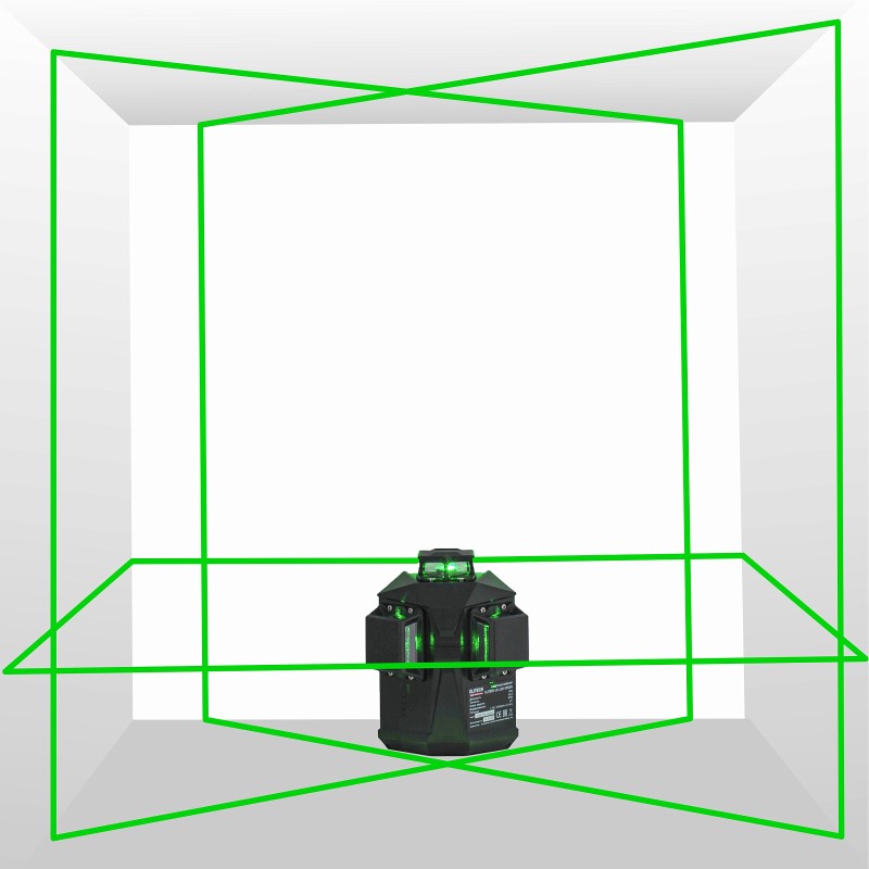 Лазерный нивелир ELITECH LN 12D GREEN