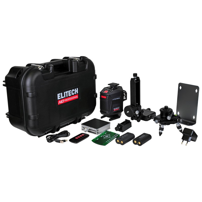 Лазерный нивелир ELITECH LN 16D GREEN