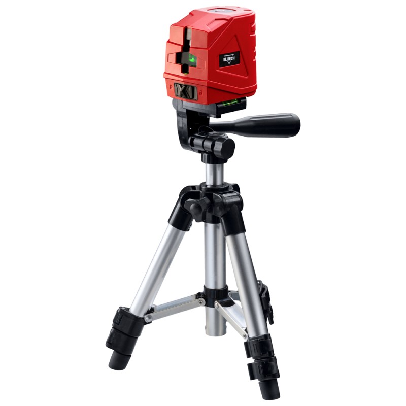 Лазерный нивелир Elitech ПЛ 4К-ЗЕЛ