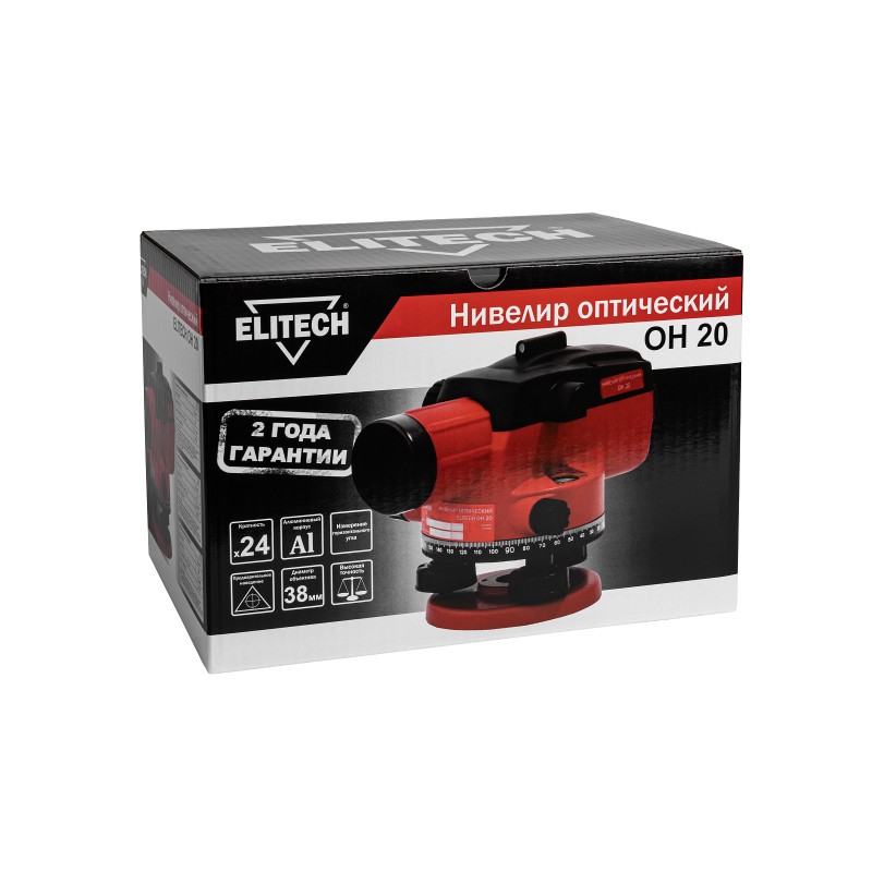 Оптический нивелир Elitech ОН 20