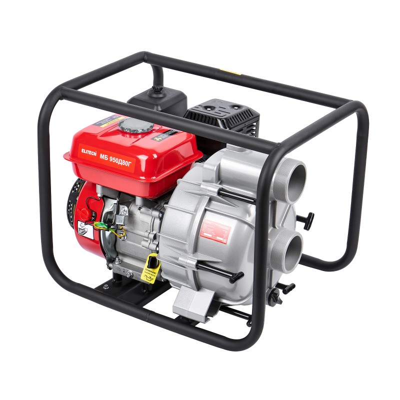 Бензиновая мотопомпа Elitech МБ 950 Д 80 Г