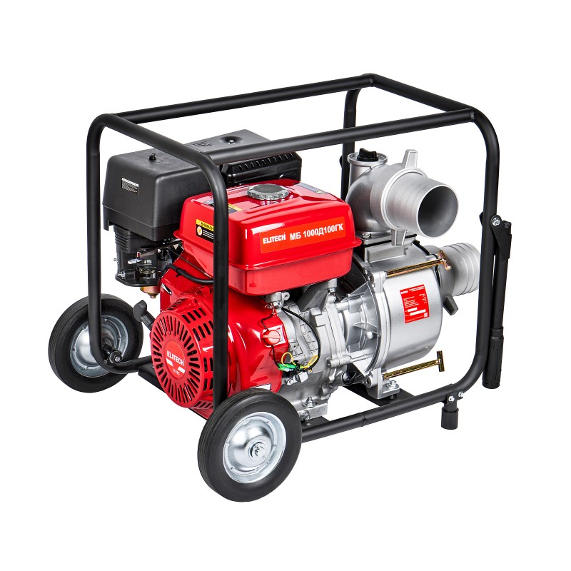 Бензиновая мотопомпа Elitech МБ 1000 Д 100 ГК