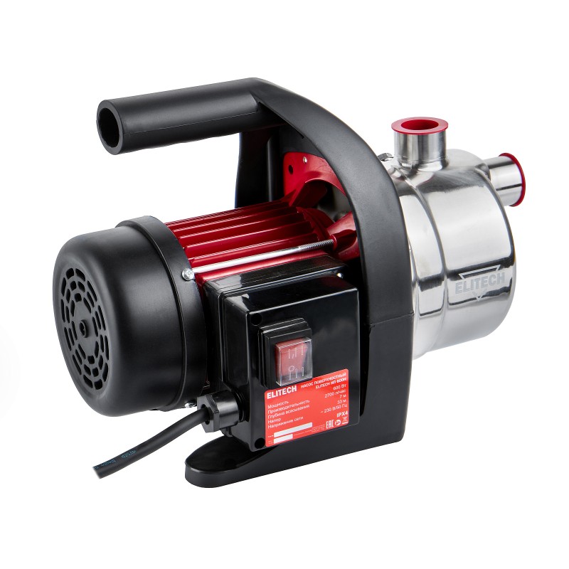 Насос поверхностный Elitech НП 600Н