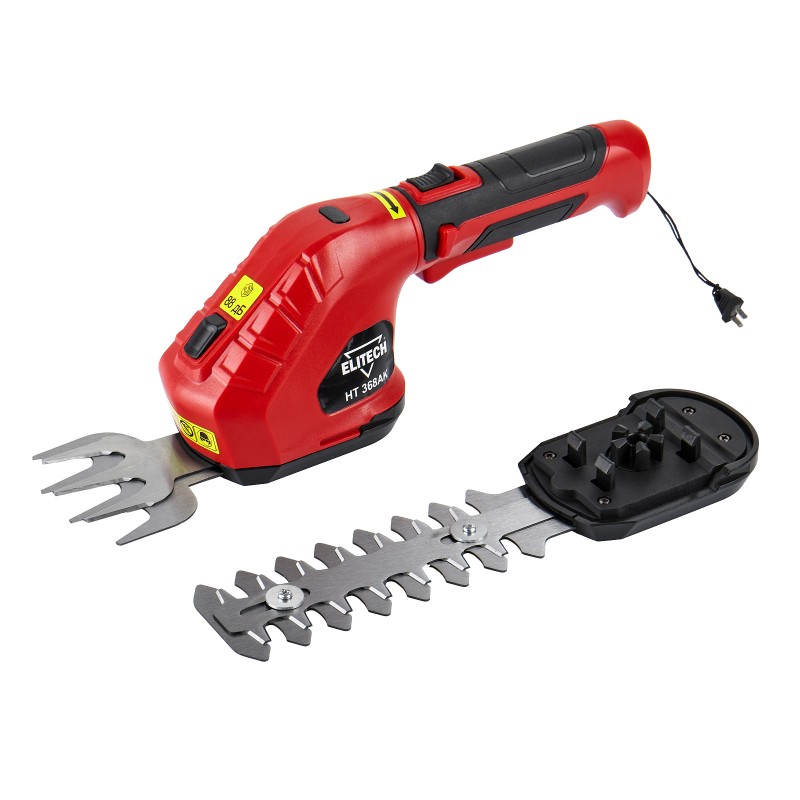 Аккумуляторные ножницы для травы и кустов Elitech НТ 368АК (E1604.001.00)