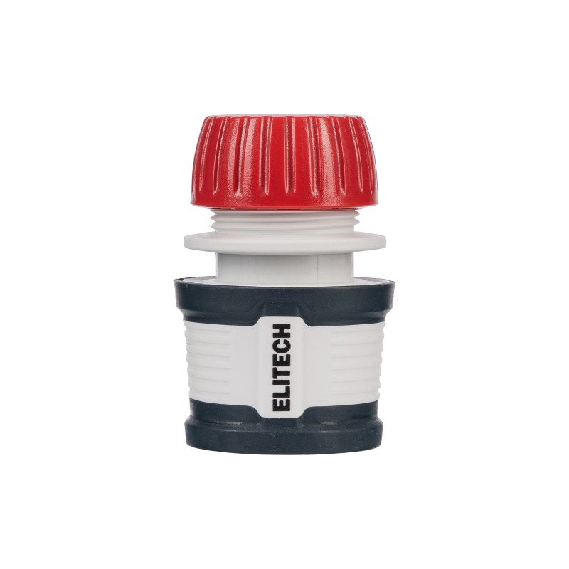 Соединитель для шланга 19 мм (3/4") с аквастопом ELITECH Garden HF 012WS