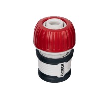 Соединитель для шланга 19 мм (3/4") с аквастопом ELITECH Garden HF 012WS