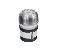 Соединитель металлический  для шланга 19 мм (3/4") с аквастопом ELITECH Garden HF 012MWS
