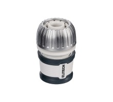Соединитель металлический  для шланга 19 мм (3/4") с аквастопом ELITECH Garden HF 012MWS