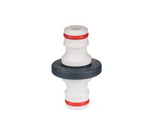 Муфта двусторонняя пластиковая для шланга премиум-класса ELITECH Garden HF 018