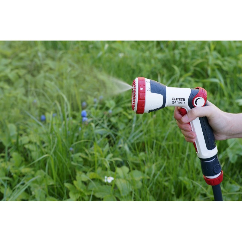 Пистолет-распылитель 4 режима пластиковый ELITECH Garden SG 007