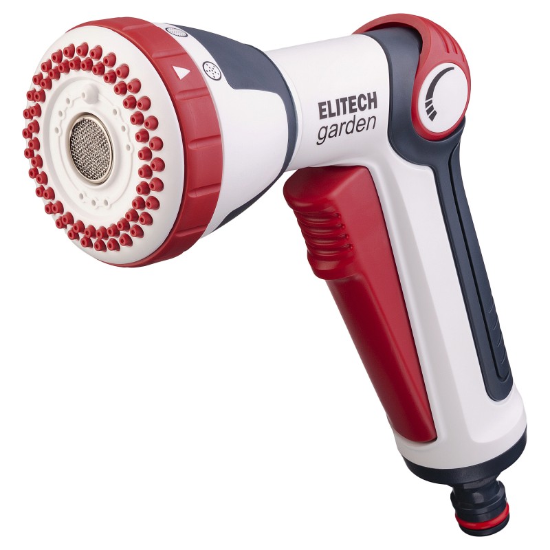 Пистолет-распылитель 4 режима пластиковый ELITECH Garden SG 007