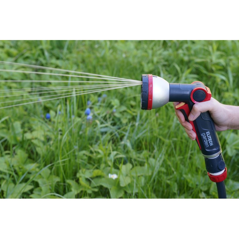 Пистолет-распылитель 8 режимов полива ELITECH Garden SG 010M