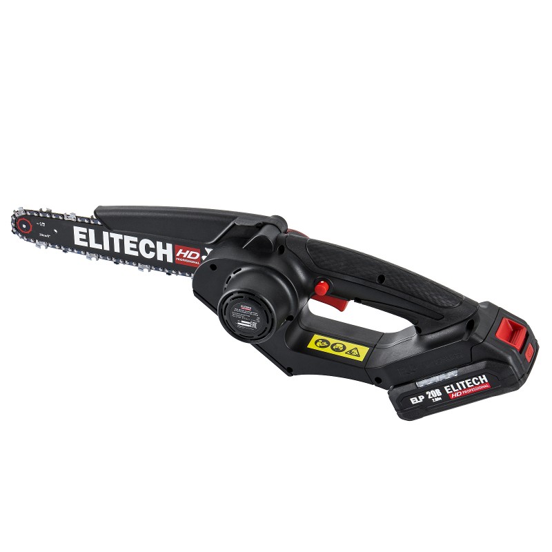 Акумуляторная цепная пила Elitech CS 2008BLK (E1611.016.00)