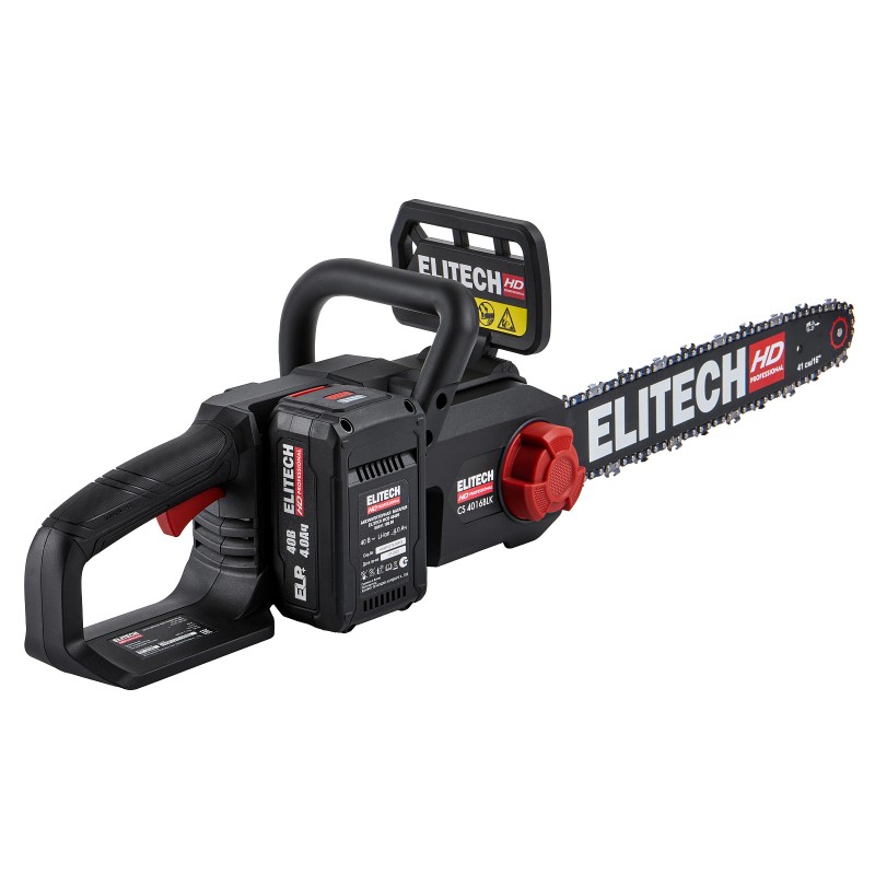 Аккумуляторная цепная пила Elitech CS 4016BLК (E1611.027.01)