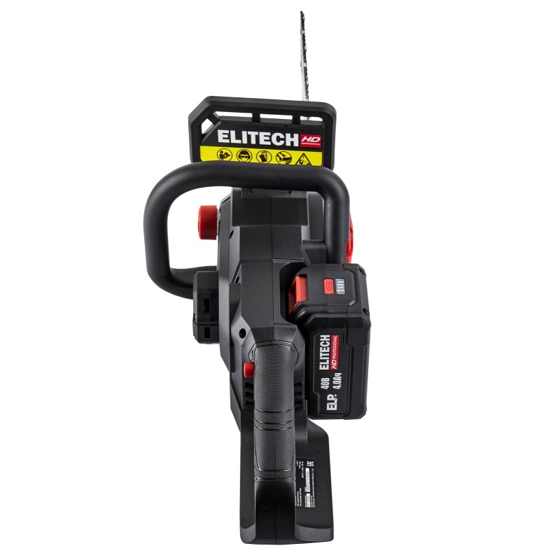 Аккумуляторная цепная пила Elitech CS 4016BLК (E1611.027.01)