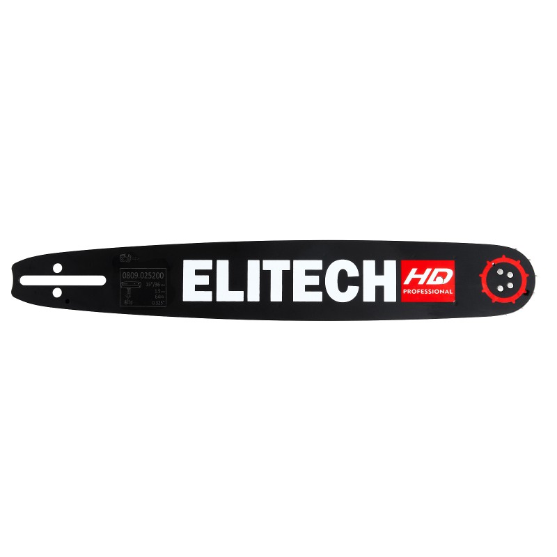 Пильная шина 15"/38см, шаг-0, 325", паз-1, 5 мм, 64хв, LM, LBM Elitech 0809.025200