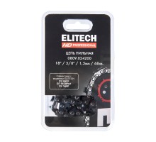 Пильная цепь 18"/46см, шаг-3/8", паз-1, 5 мм, 68хв, FС Elitech 0809.024200