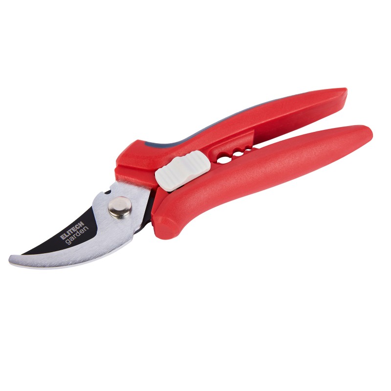 Секатор плоскостной с отверстиями для снятия шипов роз ELITECH Garden PB 02