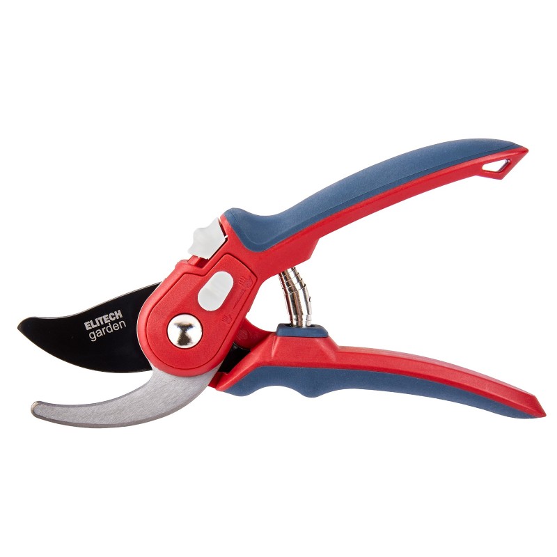 Секатор с плавным регулируемым захватом плоскостной ELITECH Garden PB 03
