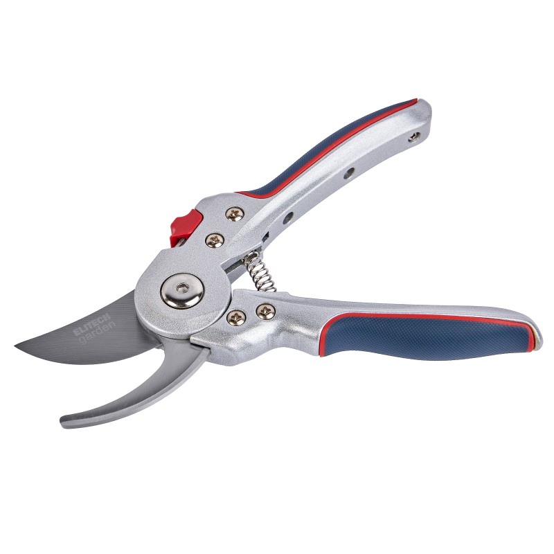 Секатор плоскостной пружинный металлический ELITECH Garden PB 04