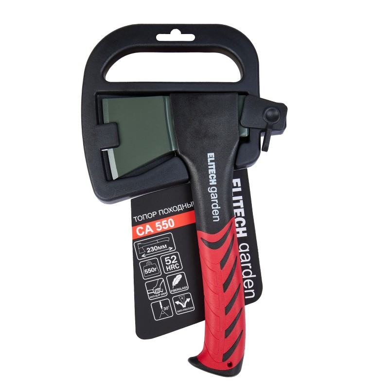 Топор походный 550 грамм ELITECH Garden CA 550