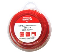 Корд для триммера Elitech 0809.002400