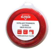 Корд для триммера Elitech 0809.002700