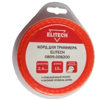 Корд для триммера Elitech 0809.008200