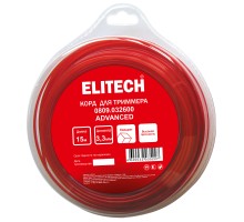 Леска для триммеров 3.3 м, 15 м, BASF, квадрат Elitech 0809.032600