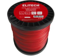 Леска для триммеров 2.0 м, 375 м, круг/сердечн, BASF, катушка Elitech 0809.034000
