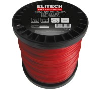 Леска для триммеров 2.4 м, 433 м, круг, TAIWAN, катушка Elitech 0809.034400