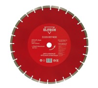 Диск алмазный отрезной сегментный Elitech 1110.007400