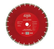 Диск алмазный отрезной сегментный Elitech 1110.007600