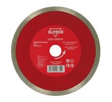 Диск алмазный сплошной Elitech 1820.058900