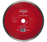 Диск алмазный сплошной Elitech 1110.006900