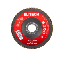 Диск лепестковый 125 мм, P80 Elitech 1820.174700