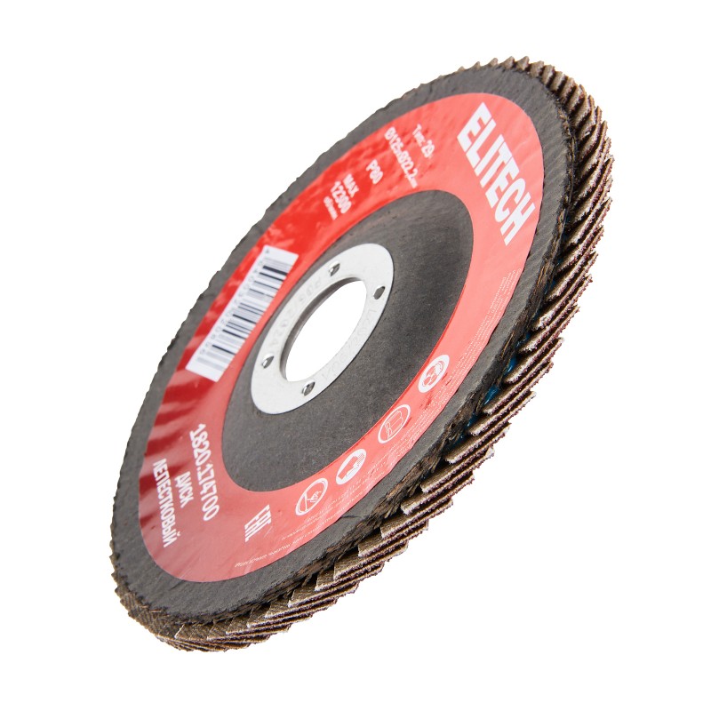 Диск лепестковый 125 мм, P80 Elitech 1820.174700