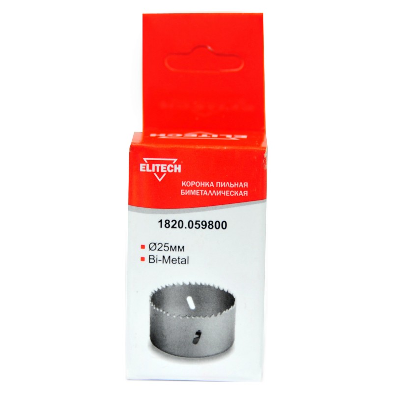 Коронка пильная биметаллическая (Bi-Metal) Elitech 1820.059800