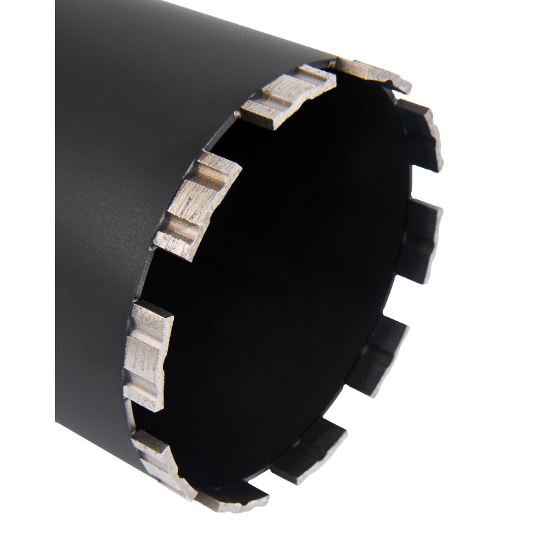 Коронка для алмазного бурения с охлаждением, 122х450, 1 1/4" Elitech 1110.012100